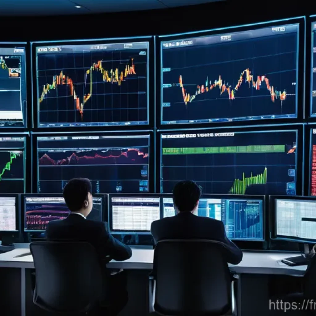 외환시장과 헤지 전략 - **Prompt 1: Global Currency Volatility and Dynamic Markets**
    A wide-angle, cinematic shot of a b...