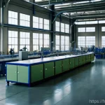 산업조직론과 기업 전략 - **Prompt: "A sleek, modern French factory interior (Industry